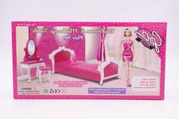Girl's Favorite/Gloria Bedroom & Make-up Table Play Set 