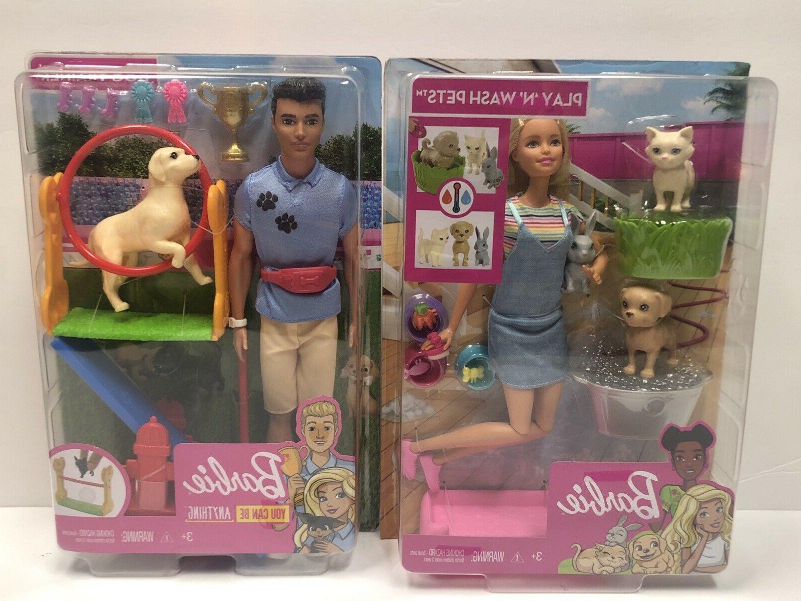 barbie ken doll and playset