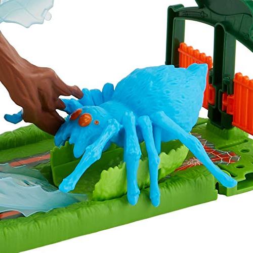 hot wheels city spider park attack playset