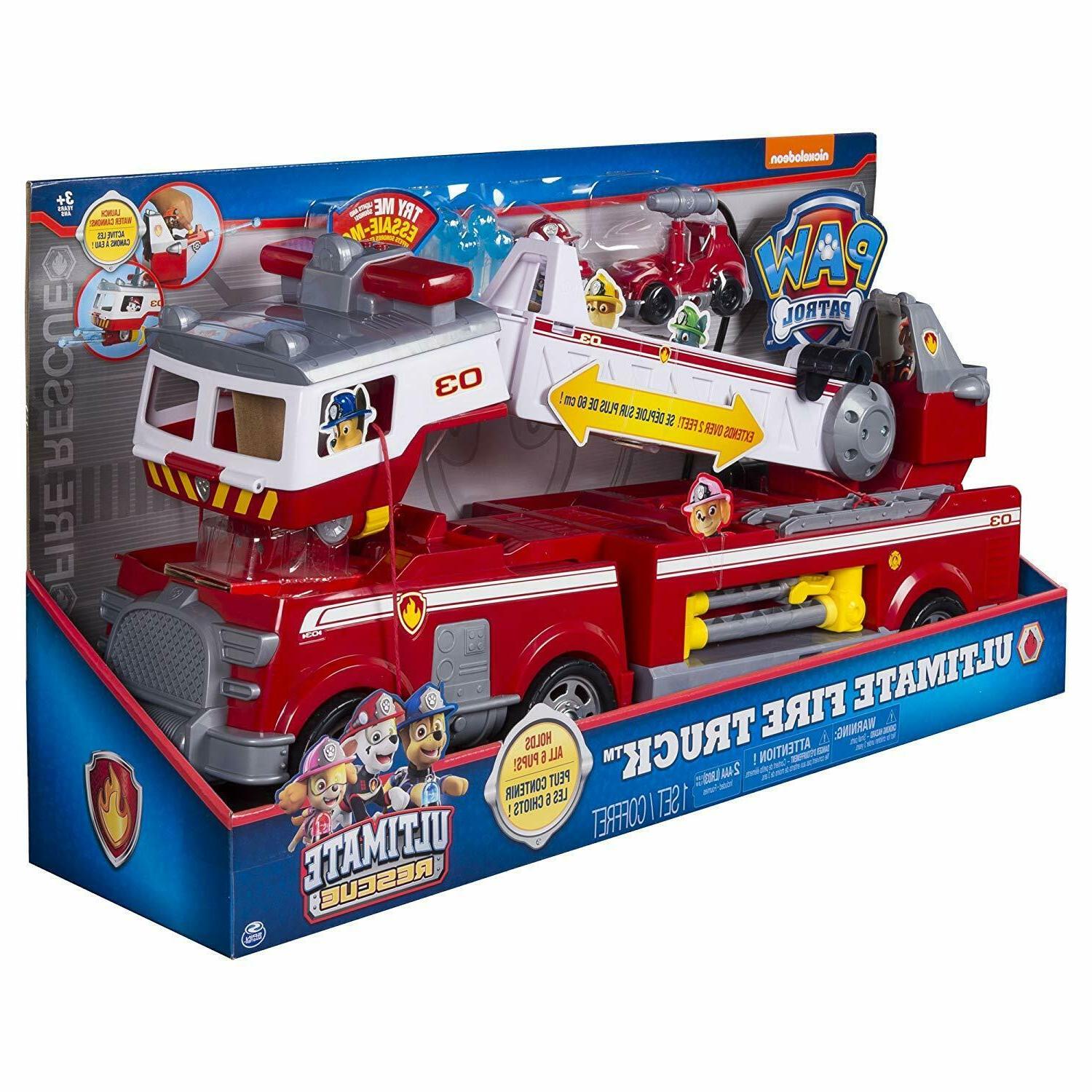 charging paw patrol fire truck