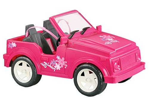 pink convertible ride on car