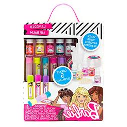 Barbie 765940816950 Make Your Own Layered Lip Balm Kit, Make