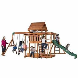 Backyard Discovery Monticello All Cedar Swing Set