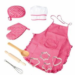 S With Case Dress Up Costume Chef Hat And Restaurant Toys Fo